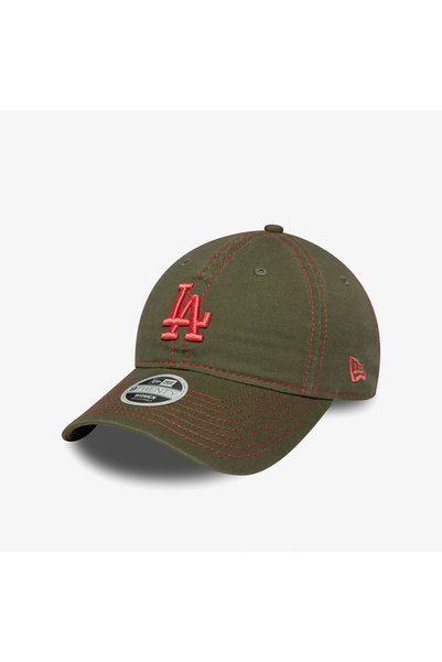 NEW ERA Mlb Contrast Stitch La Dodgers Women's Green Cap