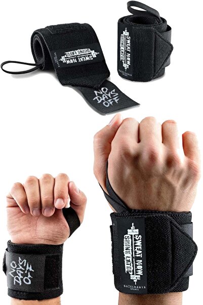 GAZELMANYA Fitness Bilekliği Crossfit Pro Ağırlık Bilekliği Wrist Wraps Fitne...
