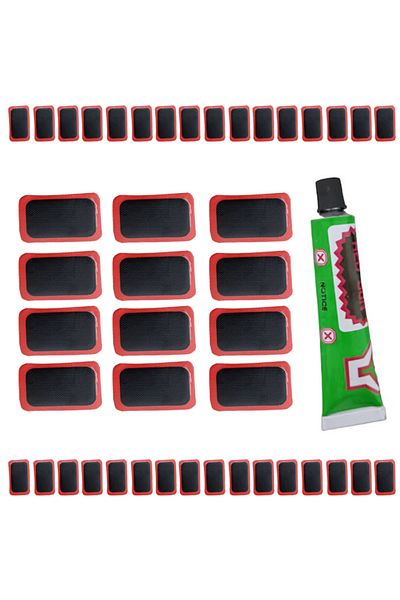 flores Set of 48 patches 35 x 25 mm, for cameras, adhesive tape