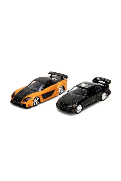 Simba Jada fast & furious legacy series set 2 masinute metalice honda civic si mazda rx-7 scara 1:32