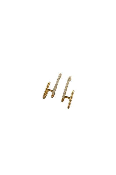 OEM Nicola Earrings, Metal Alloy, Gold