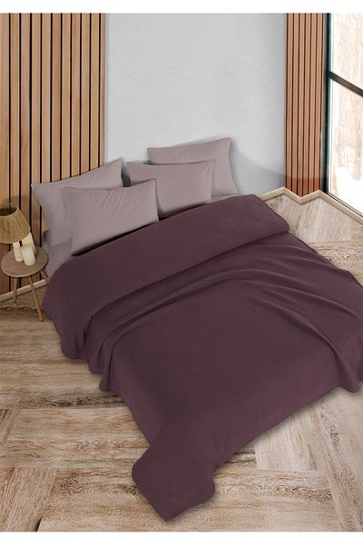 HomeBerry Adaline Şarabi Double Pique Set 200 X 230 cm