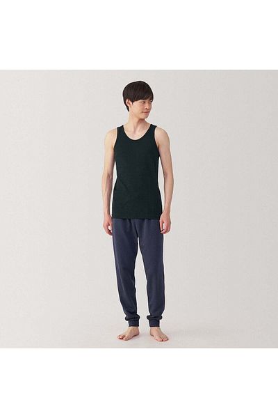 Muji قميص داخلي قطني ماص للرطوبة