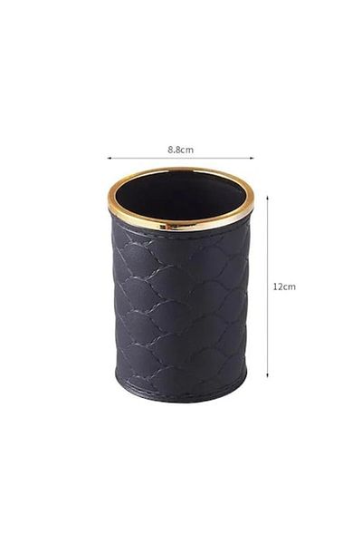 OEM Blusmart - Elegant Black-Gold Round Support