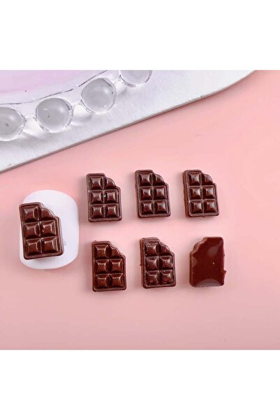 Choice Chocolate01 50 قطعة 50 قطعة الراتنج الشوكولاته مسمار السحر كريم فلاتباك مسمار الفن اكسسوارات الديكور D