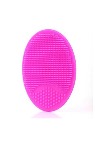 Choice Fushia Pink Facial Brush Sillicone Deep Cleansing Pore Skin Care Beauty Tool Soft Scrub Boby Head Cl