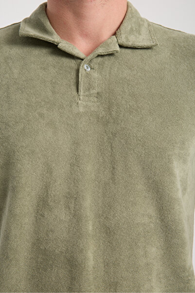 hateko Raymons Terry Polo Neck T-Shirt