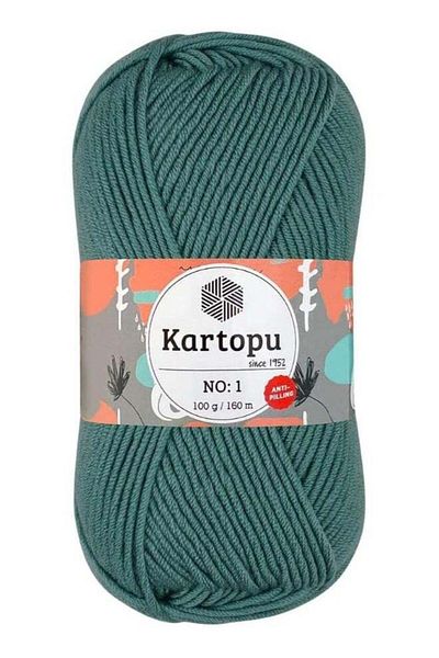 Kartopu Kartopu K493 No-1 Yarn – 100g, 160m – Turquoise