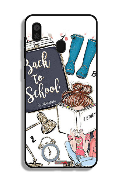Tolwak غطاء حماية لهاتف سامسونج جالاكسي A30 - فتاة مدرسية تقرأ التاريخ