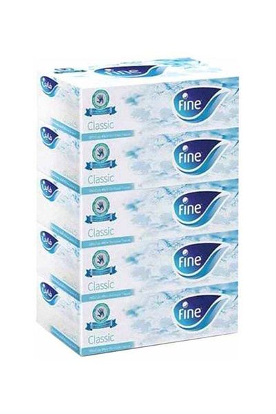 FINE Classic Tissue, 5 Packs x 40 Sheets, 200 Count