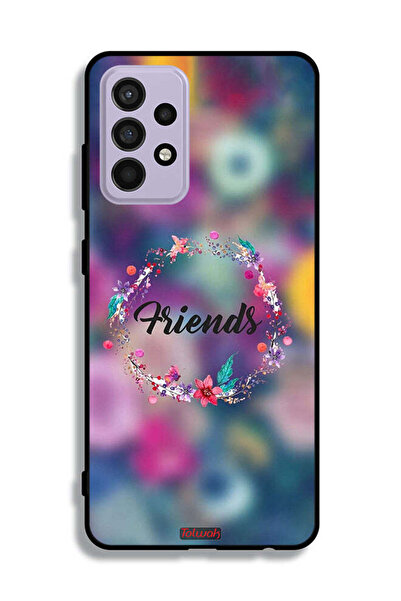 Tolwak غطاء حماية لهاتف سامسونج جالاكسي A52s 5G، رسمة خاتم أصدقاء الزهور