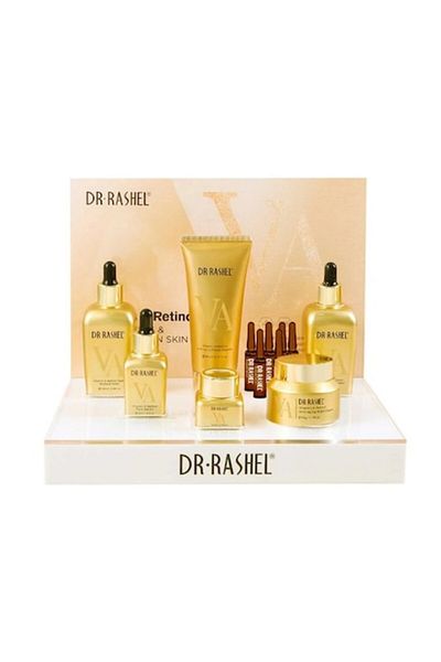 DR.RASHEL Set 12 Produse Anti-Aging cu Retinol pentru Riduri si Efect de Lifting - Dr. Rashel Vitamin A Retino