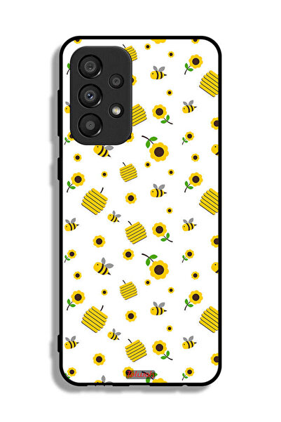 Tolwak Samsung Galaxy A33 5G Protective Case Cover Sunflowers And Bees