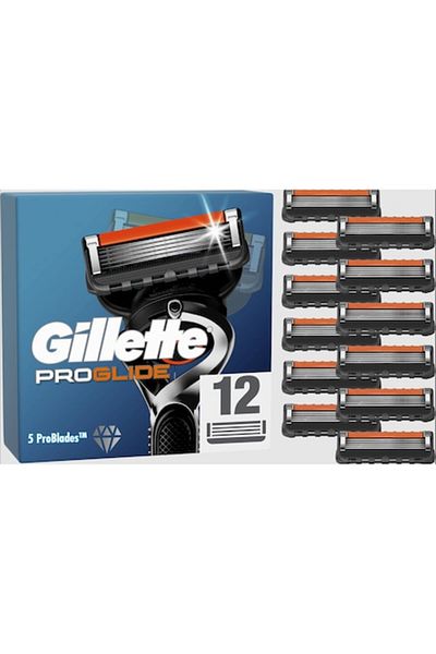 Gillette Gillette ProGlide Razor Refills, 12 pieces
