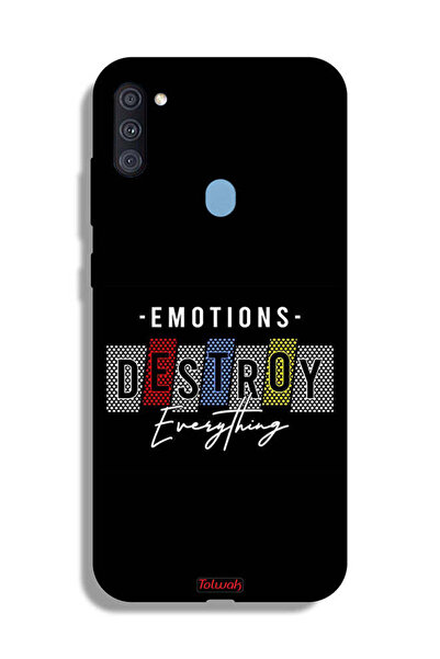 Tolwak غطاء حماية لهاتف سامسونج جالكسي A11 - العواطف تدمر كل شيء