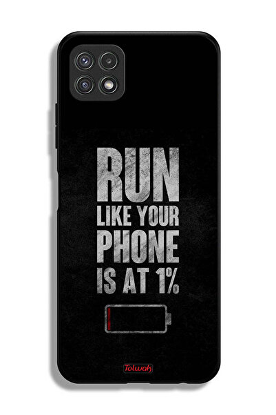 Tolwak غطاء حماية لهاتف Samsung Galaxy A22 5G، اركض كما لو كان هاتفك يعمل بنس...
