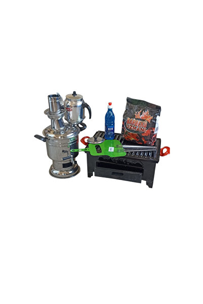 NİGHT CAMPER Mangal Sabit ayaklı Mangal Semaver Seti Çekmeceli köfteci Mangal...