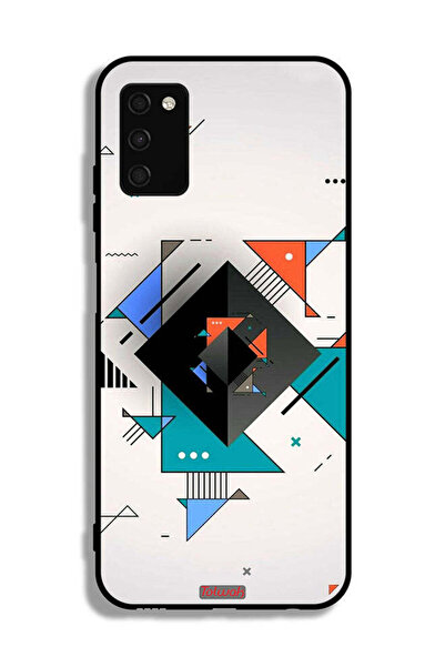 Tolwak غطاء حماية لهاتف سامسونج جالكسي A02s بأشكال مربعة ومثلثة ونمط تجريدي