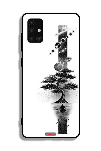 Tolwak غطاء حماية لهاتف Samsung Galaxy A71 4G بتصميم فن الأرض والفضاء
