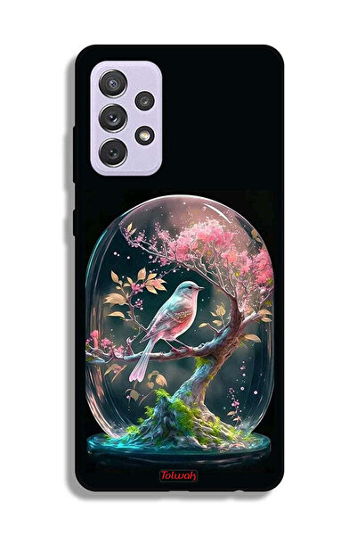 Tolwak Samsung Galaxy A72 5G Protective Case Cover Bird In Jarr