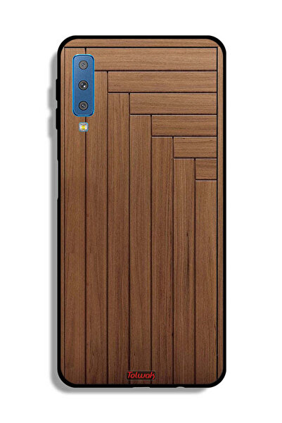 Tolwak غطاء حماية بنمط باب لهاتف Samsung Galaxy A7 (2018)