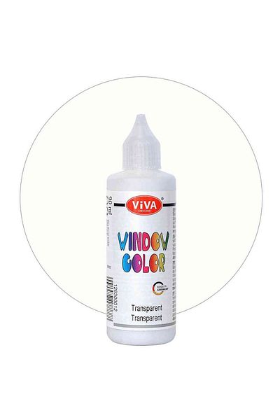 Viva Decor Window paint, with applicator, VIVA DECOR, 90ml Transparent