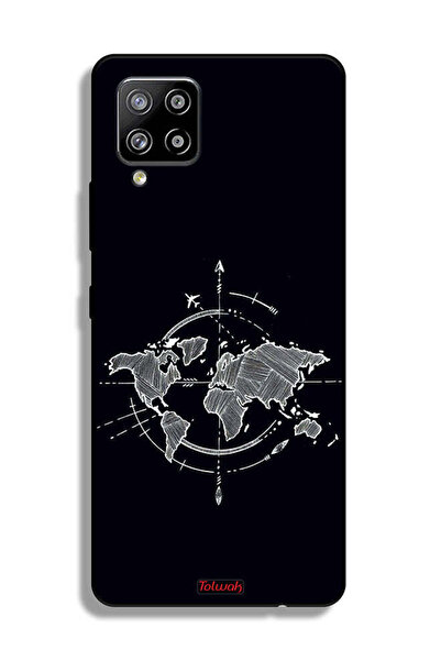 Tolwak غطاء حماية لهاتف سامسونج جالاكسي A42 5G برسومات البوصلة