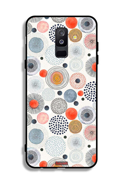 Tolwak غطاء حماية لهاتف سامسونج جالاكسي A6 بلس (2018) بنقشة زهور قطنية