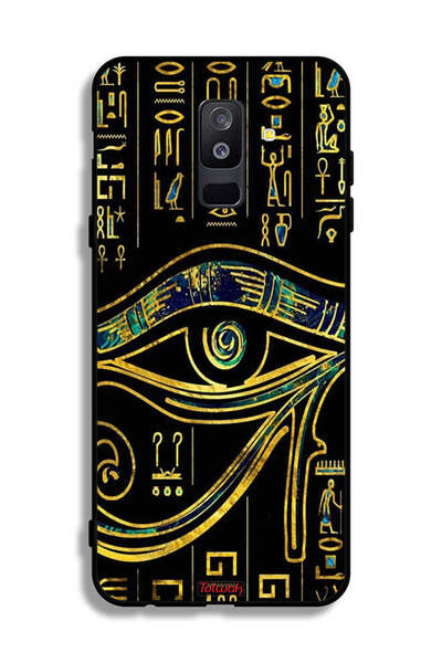 Tolwak غطاء حماية لهاتف Samsung Galaxy A6 Plus (2018) مع رسمة عين