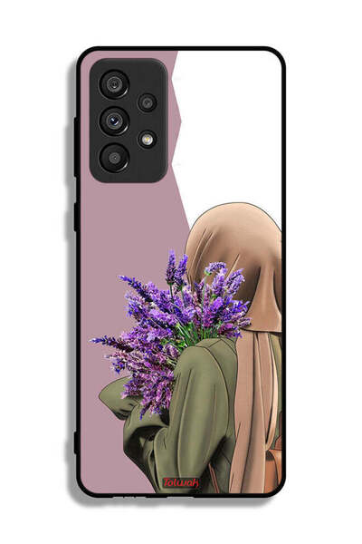 Tolwak غطاء حماية لهاتف سامسونج جالاكسي A73 5G بطبعة زهرة