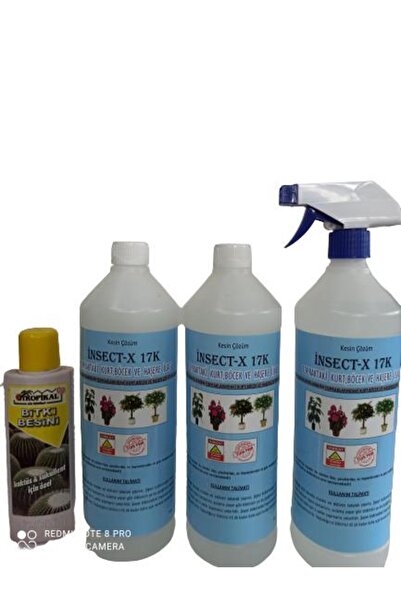 Genel Markalar 3 ADET ÇİÇEK VE BİTKİ İLACI (Topraktaki Haşere ve Kurtçuklar İ...