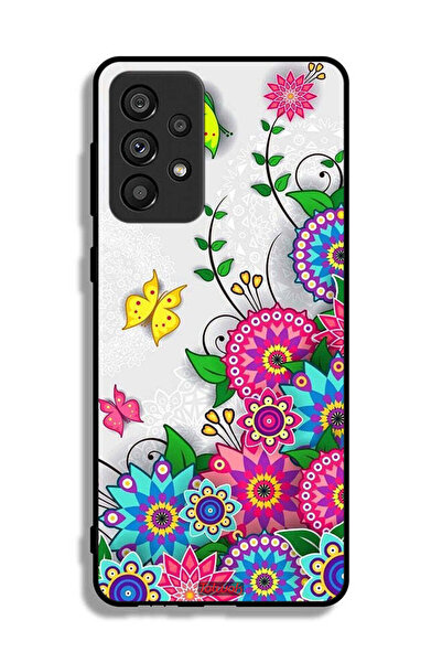 Tolwak غطاء حماية لهاتف سامسونج جالاكسي A73 5G بنقشة زهور ماندالا