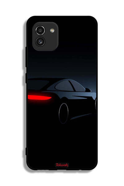 Tolwak Samsung Galaxy A03 Protective Case Cover Dark Car