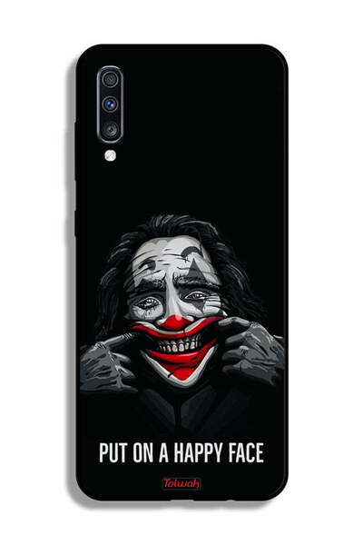 Tolwak غطاء حماية لهاتف سامسونج جالكسي A70 بتصميم وجه سعيد