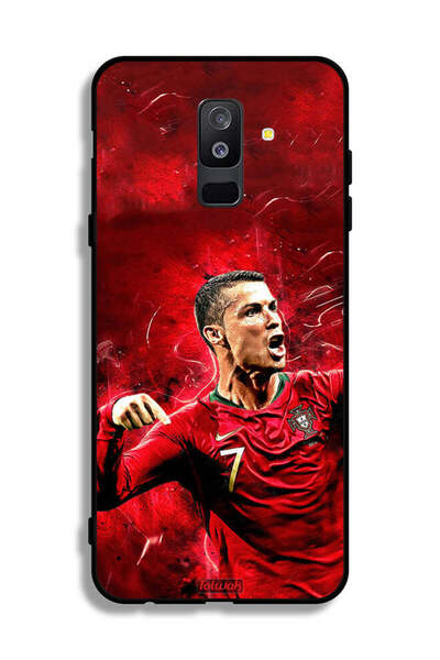 Tolwak غطاء حماية لهاتف سامسونج جالاكسي A6 بلس (2018) كريستيانو رونالدو