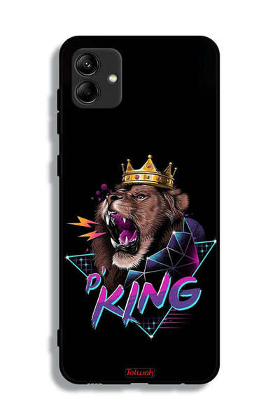 Tolwak غطاء حماية لهاتف سامسونج جالاكسي A04 برسومات الأسد الملك