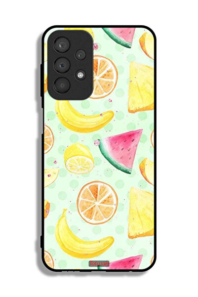 Tolwak غطاء حماية لهاتف سامسونج جالكسي A23 برسومات فنية بألوان مائية وفواكه