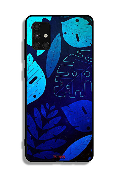 Tolwak غطاء حماية لهاتف سامسونج جالاكسي A71 4G بنقشة أوراق الشجر