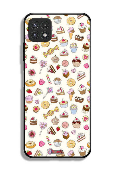 Tolwak غطاء حماية لهاتف Samsung Galaxy A22 5G بنمط العناصر المفضلة