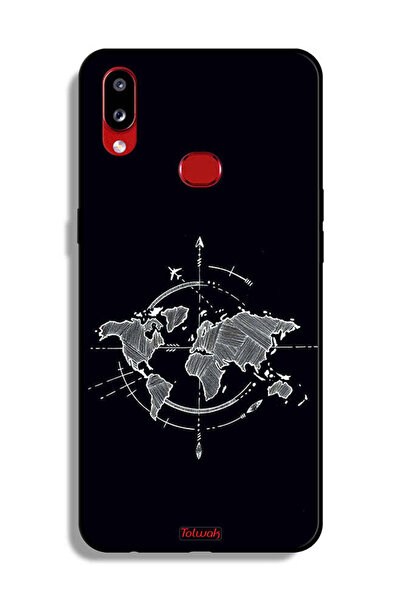 Tolwak غطاء حماية لهاتف سامسونج جالكسي A10s بتصميم فن البوصلة