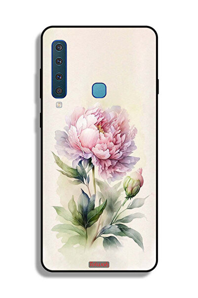 Tolwak غطاء حماية لهاتف Samsung Galaxy A9 (2018) بتصميم فني بألوان مائية وردية