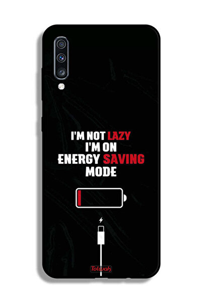 Tolwak غطاء حماية لهاتف سامسونج جالكسي A70 - أنا لست كسولاً، أنا في وضع توفير...