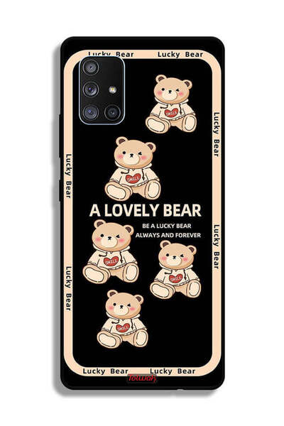 Tolwak غطاء حماية لهاتف سامسونج جالاكسي A71 5G بتصميم دب جميل