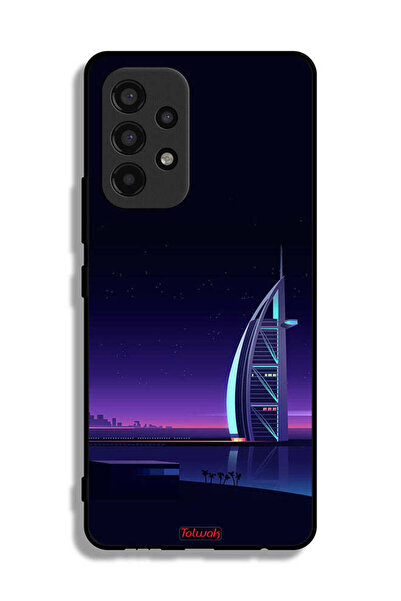 Tolwak غطاء حماية لهاتف سامسونج جالكسي A53 5G، برج العرب، فن رقمي