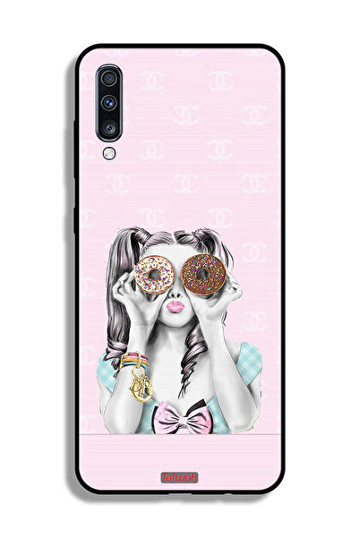 Tolwak غطاء حماية لهاتف سامسونج جالكسي A70 يحمل دونتين