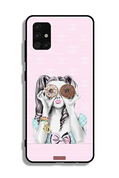 Tolwak غطاء حماية لهاتف سامسونج جالاكسي A51 5G يحمل قطعتين من الدونات