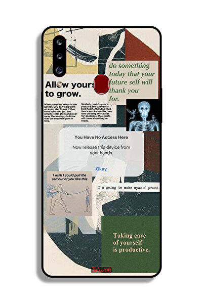 Tolwak غطاء حماية لهاتف Samsung Galaxy A20s اسمح لنفسك بالنمو