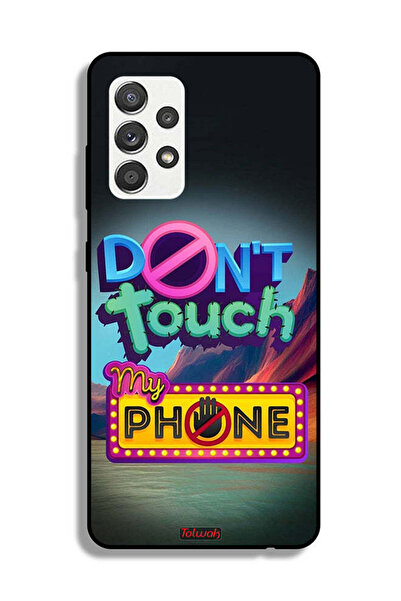 Tolwak Samsung Galaxy M32 5G Protective Case Cover Do Not Touch My Phone