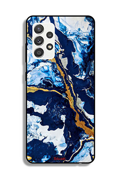 Tolwak Samsung Galaxy M32 5G Protective Case Cover Glitch Texture Art
