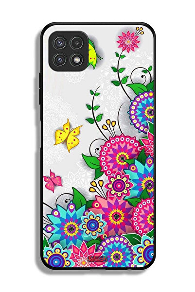 Tolwak غطاء حماية لهاتف سامسونج جالاكسي A22 5G بنقشة زهور ماندالا